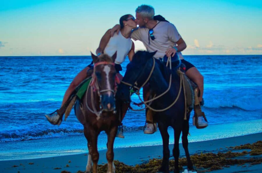 Punta Cana: Horseback Riding Tour with Sunset at Macao Beach - Watching the Sun Set at Macao Beach