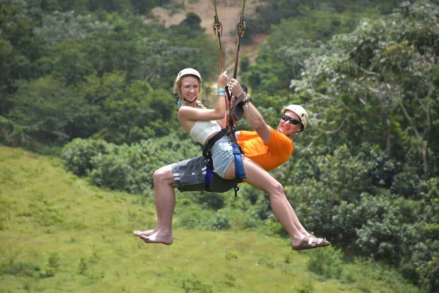 Punta Cana: Zipline, Chairlift, Buggy & Horse Ride Adventure - Buggy trails where clean clothes lose