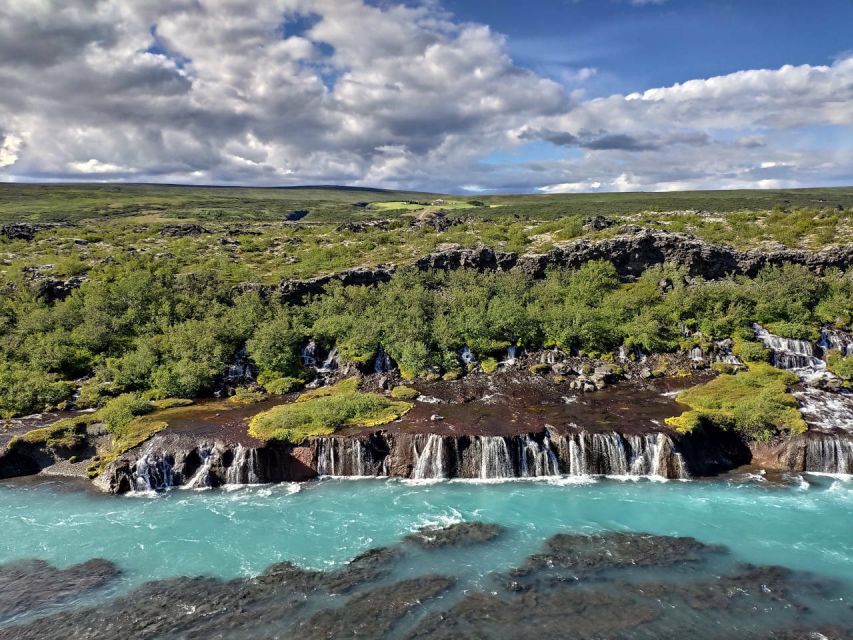 Reykjavik: Lava Cave, Hot Springs, Horses & Waterfalls Tour - Entering Viðgelmir, Iceland’s colorful lava tunnel