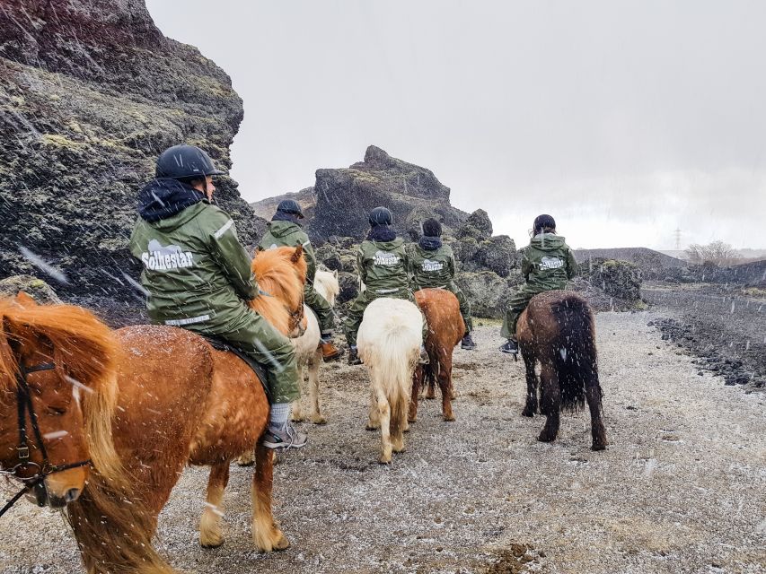 Reykjavik: Red Lava Horse Riding Tour - Key points at a glance