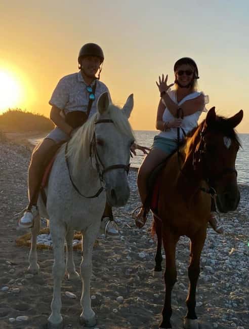 Rhodes Island: Horseback Riding at the Beach During Sunset - Sunset on Rhodes, with the sea doing most of the work