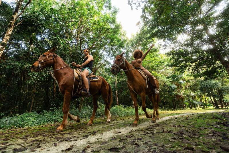 Riviera Maya: Horseback Ride, Zipline, and ATV Adventure - Honda ATVs bring the noise and mud