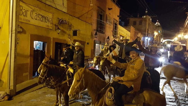 San Miguel de Allende: Horseback Riding Cantinas Tour - The Parroquia Church provides the grand finish