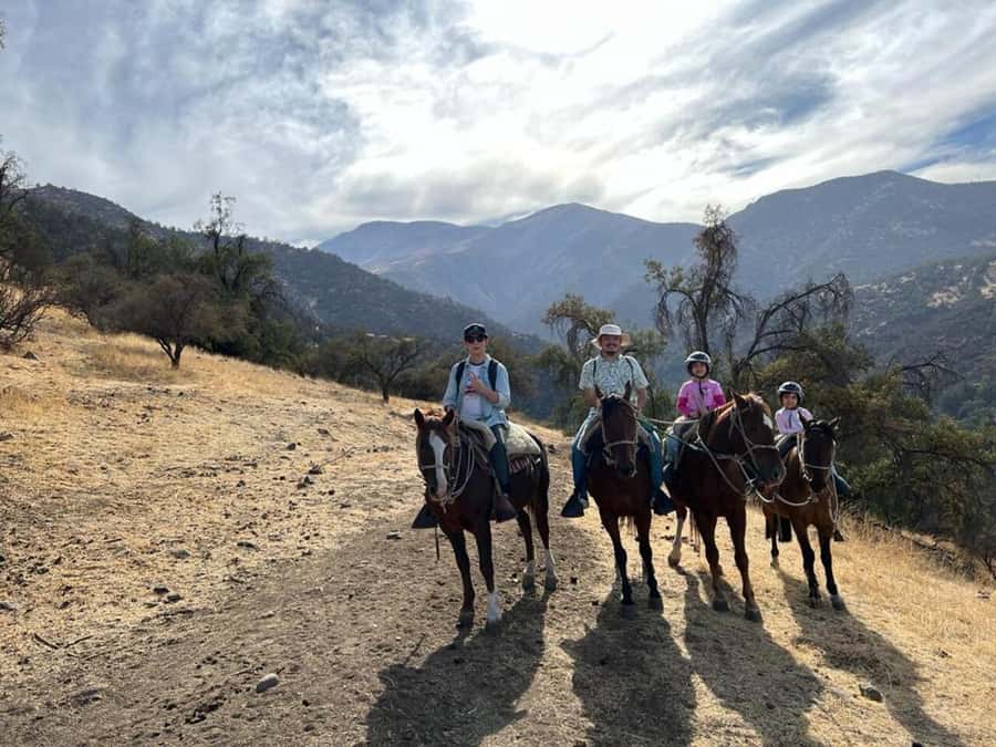 Santiago: Private Andes Foothills Horseback Riding. Half day - Chilean wine and the optional farm stop