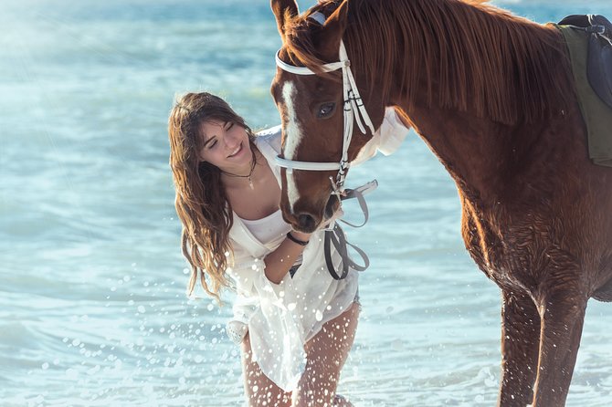 Santorini Horse Riding to Black Sandy Beach - Why the small group improves the ride