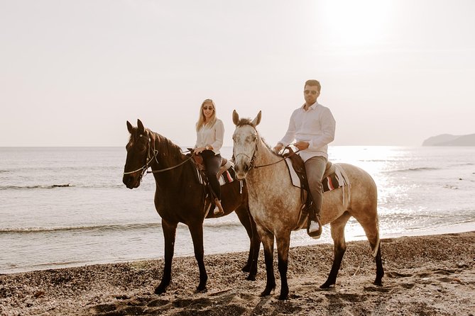 Santorini: Horse Riding to the Black Sandy Beach (Eros beach) - Who should book this ride?
