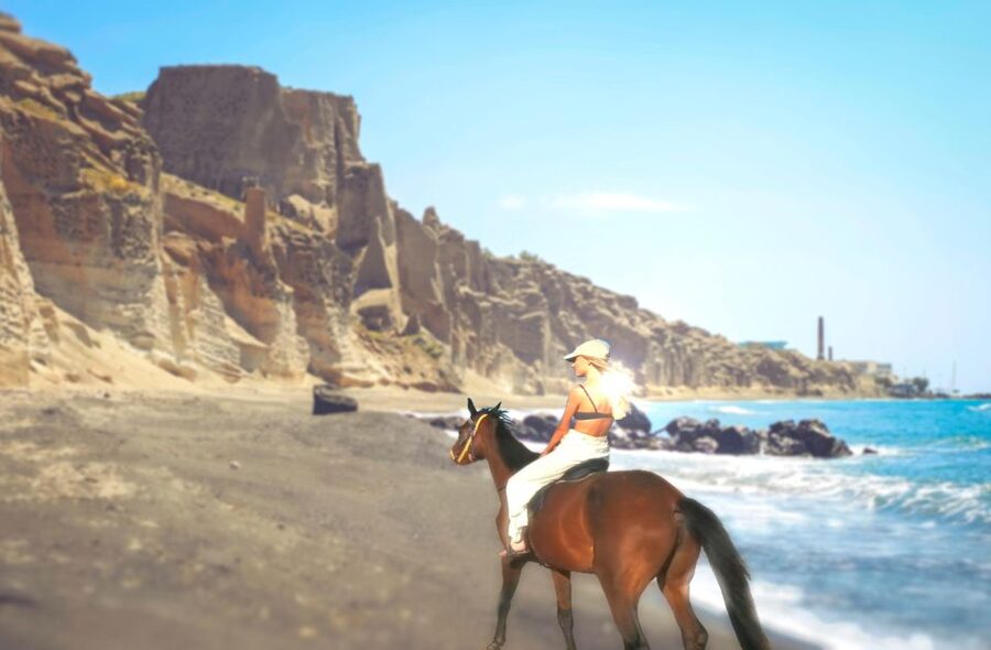 Santorini: Horseback Riding Tour on the Beach - Key points to know before booking