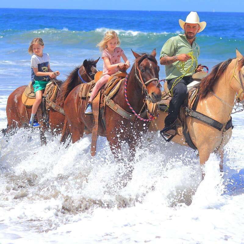Sayulita: Horseback Riding Tour - Reaching the beach and opening up the pace