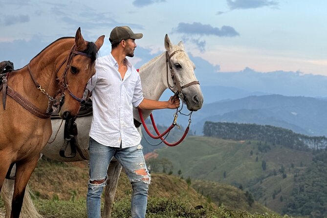 Scenic Horseback Riding in the Medellín Mountains - The first trails through pine forest and countryside