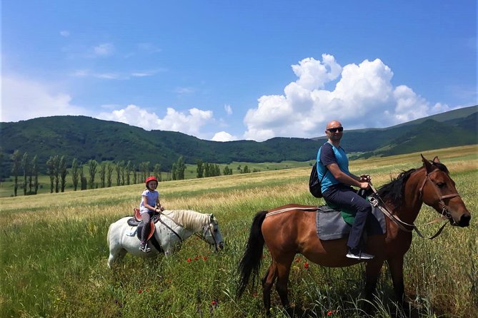 Scenic Trail Rides - Across Pastureland Toward the Debed Canyon