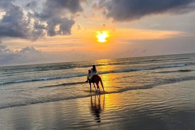 Seminyak Horse back riding In the beach - A Quiet Stretch of Seminyak Beach