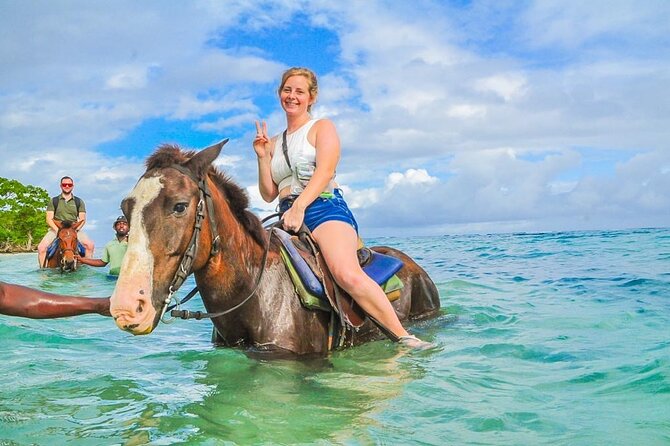 Shared Tour in Ocho Rios with Horseback Riding and Swimming - Through Jamaican trees and countryside