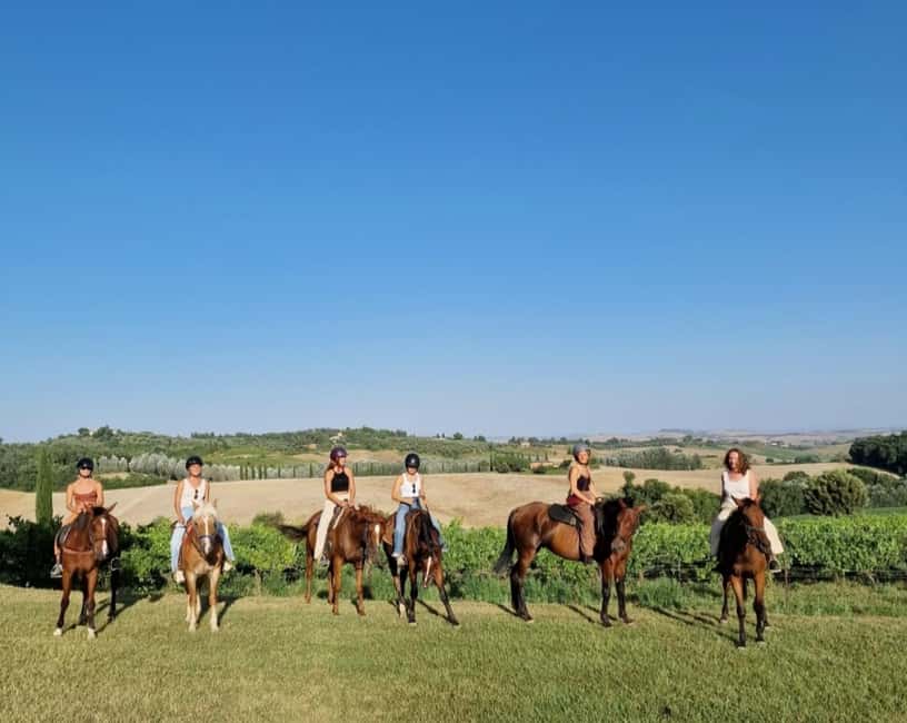 Siena: Horseback Riding Tour in the Tuscany Countryside - Key points to know before booking