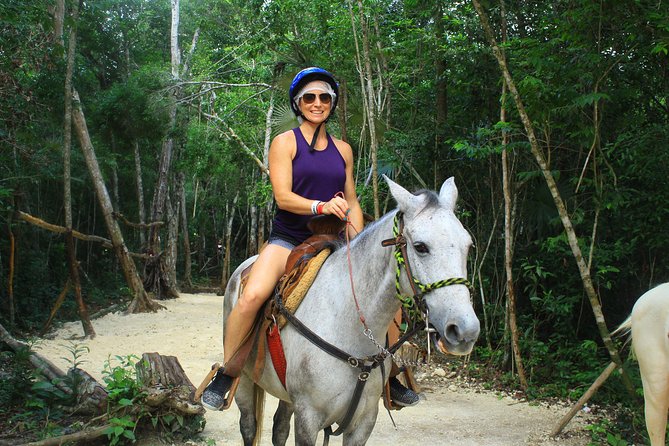 Single ATV, Horseback Riding, Ziplines and Cenote Swim - The cenote swim is the natural highlight