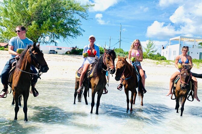 Small Group Horseback Riding Adventure in Caicos Islands - Riding Along the Beach