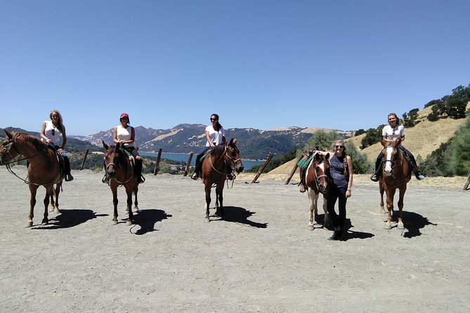 Sonoma Horseback-Riding Tour - Riding above Lake Sonoma