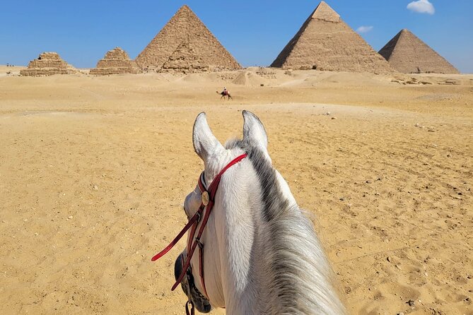 Sunrise Horseback Ride Around the Pyramid of Giza - Private pickup from Cairo or Giza