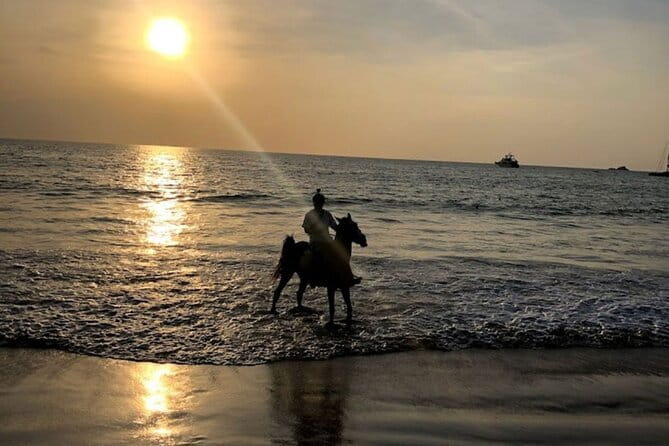 Sunset Beach Horseback Ride Phuket - Reaching Nai Yang Beach at sunset