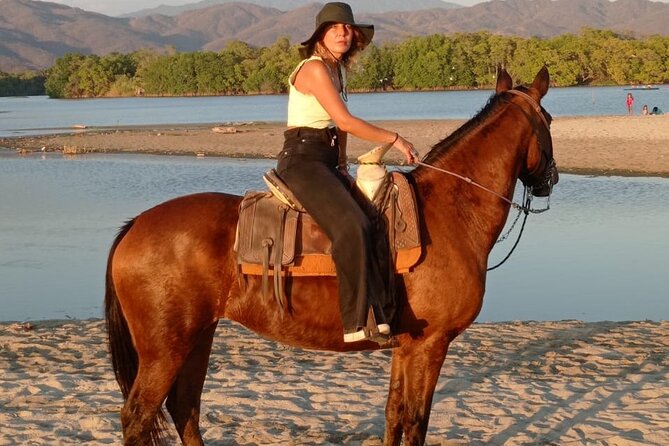 Sunset by horse (river and beach) - A local cabin with fish, shrimp, and sunset views