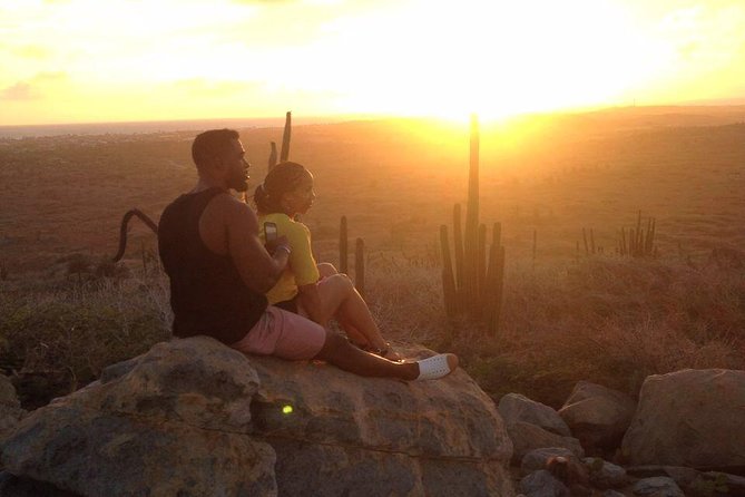 Sunset Horseback Ride in Aruba - Riding through cactus and scrub