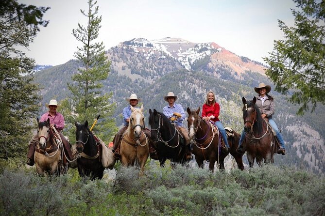 Teton View Horse Riding with Lunch - Climbing toward Ann’s Pond