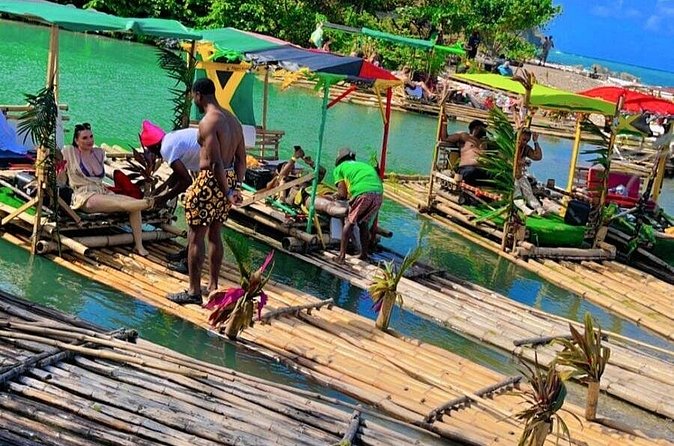Thrill Packed Excursion Horseback Riding, Rafting, ATV Adventure - Cooling off at the Blue Hole