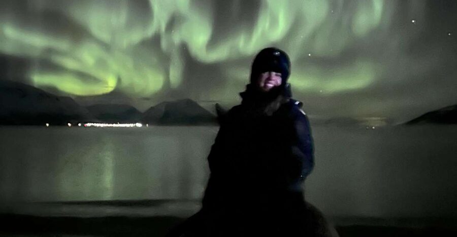 Tromsø: Lyngen Horse Winter Evening Riding Experience - Meeting mares, stallions, and young horses