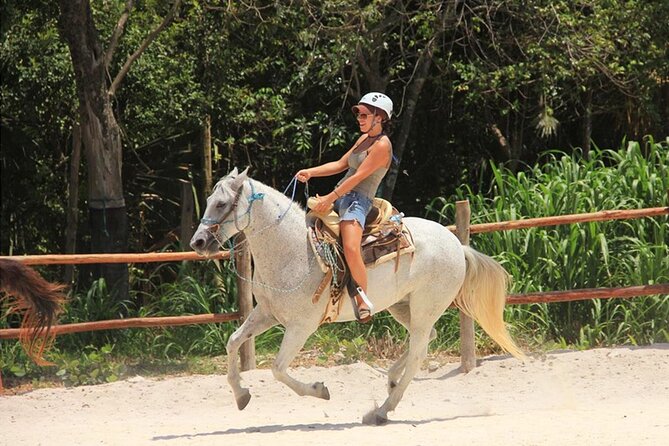 Tulum Jungle Horseback Ride + ATV + Ziplines + Cenote Combo Tour - Horseback Riding: A Nice Idea With Limited Time