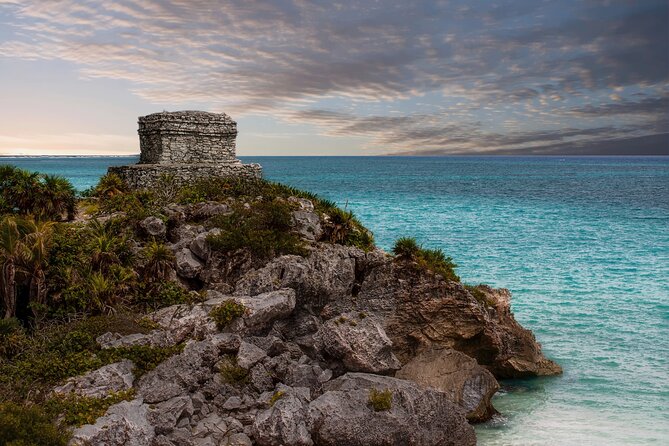 Tulum Ruins Exploration and Horseback Riding and Cenote Adventure - The cenote in a cavern