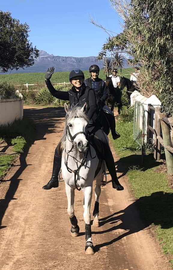 Vrede en Lust Wine Estate: 1h30m Horse Trail Ride - Under the Oak Trees and Through the Vines