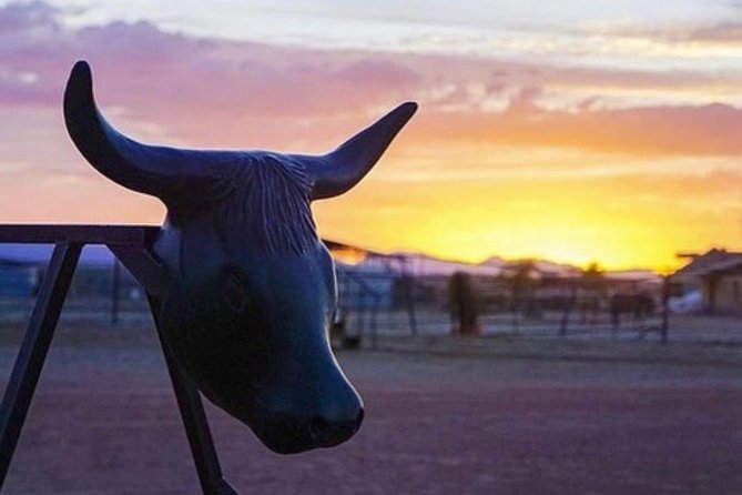 Wild West Sunset Horseback Ride with Dinner from Las Vegas - Sunset over the Nevada mountains