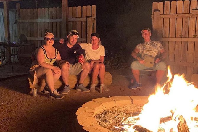 Wild West Sunset Horseback Ride with Dinner from Las Vegas - Campfire, lasso practice, and friendly ranch extras