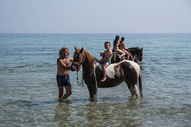 Zakytnhos Horse Riding Swimming Experience - The return ride to the farm