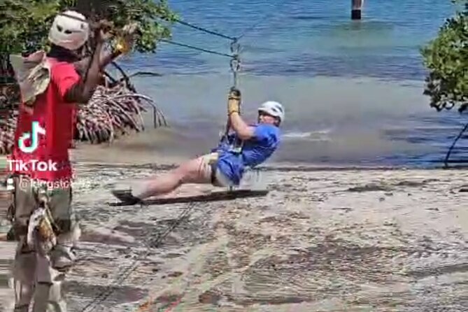 Zipline, Horseback Ride and Swim and Quad ATV bike in Negril - Chukka Outpost Sandy Bay and the zipline portion